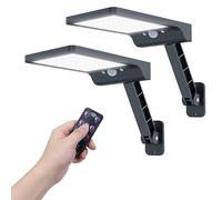 COLBOR SL48 Foco Solar Exterior con Sensor de Movimiento Pared (2PCS)