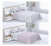 Colcha Bouti Classic Reversible con Estampado - Versatilidad y Estilo para Tu Dormitorio Ambar