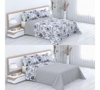 Colcha Bouti Classic Reversible con Estampado - Versatilidad y Estilo para Tu Dormitorio Pearl