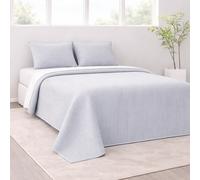 Colcha Bouti de Verano con Fundas de Almohada, Colcha Ligera y Acolchada, 100% Microfibra Poliéster, Suave y Transpirable, 2 Tamaños y 7 Colores Disponibles, para Camas 90-150 cm, Fácil de Lavar. ✅