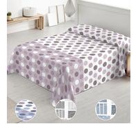 Colcha Bouti Estampada o Color Liso, Colcha Cubre Cama 100% Poliéster. Fina, Extra Suave y Ligera. Ideal para Primavera, Verano y Entretiempo