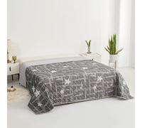 Colcha Bouti Ligera Reversible | Tacto Suave y Reverso Gris