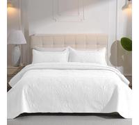 Colcha bouti para verano y entretiempo - Colcha para cama inluye 1 o 2 funda de cojin segun la medida，Colcha cubre cama 100% poliester, suave y transpirable. El diseño de la funda de cojin puede