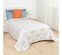 Colcha Bouti Ricardo Estampada Multicolor, 100% Poliéster, Ideal para Cama de 90, 105 y 120 cm - Añade Estilo y Color a tu Habitación, Compatible con Plaid y Cojines, Diseño Versátil que se Adapta a D