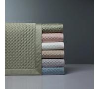 Colcha de algodón sedoso de 120S para la cama, edredón refrescante, manta acolchada de lujo, colcha de verano, edredón, funda de cama tamaño King acolchada Khaki 245x270cm 3pcs Set