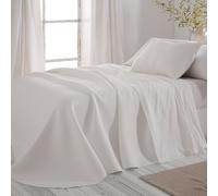 Colcha de Burrito Blanco con Topitos, disponible en varios colores desde Camas de 90 hasta 180 cm White Bed 90cm