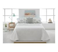 Colcha de verano color Blanco Piqué REF.100, BURRITO BLANCO, 70% Poliéster - 30% Algodón White 250 x 270