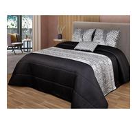 Colcha Edredón de acolchado 250×260 cms + 3 cojines a juego con relleno para entretiempo,Colcha decorar tu dormitorio para Cama 135cm/ 150cm
