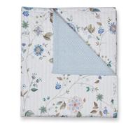 Colcha FLORES BAILANDO 220 x 260 cm, blanco, percal de algodón, Pip Studio