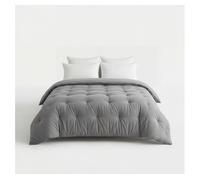 Colcha poliéster velvet mila cama 90cm color gris oscuro - conforama