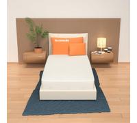 Colchón 70x160 de 10 cm de Altura - Aloe Vera, «Waterfoam», Plegable, para Cuna | Plus