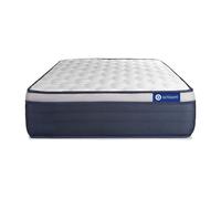 Colchón Actiflex max 130x210cm, Grosor: 26cm, Muelles ensacados y espuma viscoelástica, Firme, 3 zonas de confort White 130 x 210