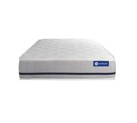 Colchón Actimemo soft 80x200cm, Grosor: 20cm, Espuma viscoelástica, Moderadamente firme, 3 zonas de confort White 80x200 cm