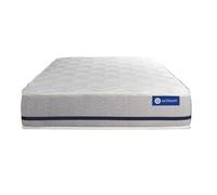 Colchón Actimemo soft 90x190cm, Grosor: 20cm, Espuma viscoelástica, Moderadamente firme, 3 zonas de confort White 90 x 190