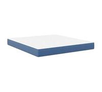 Colchón De Cama Con Colchón Azul 180 X 200 Cm Tela Vidaxl