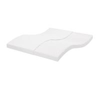 Colchón De Espuma De 7 Zonas Dureza 20 Ild Blanco 160x200 Cm Vidaxl