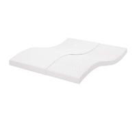 Colchón De Espuma De 7 Zonas Dureza 20 Ild Blanco 160x210 Cm Vidaxl