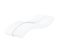Colchón De Espuma Dureza H2 H3 Blanco 100x210 Cm Vidaxl