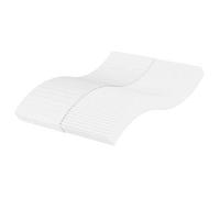 Colchón De Espuma Dureza H2 H3 Blanco 140x210 Cm Vidaxl