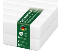Colchón de espuma fría ergonómico de 7 zonas | 140 x 200 cm | 16 cm | Firmeza H2 y H3 | DREAMSTAR Easy Flex