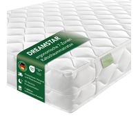 Colchón de espuma fría ergonómico de 7 zonas | 90 x 200 cm | 16 cm | Firmeza H3 y H4 | DREAMSTAR Ergo Flex Duo | Colchón reversible