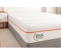 Colchón de espuma viscoelástica de 160x200 cm, colchón ergonómico con 7 zonas de confort, colchón reversible, descanso ergonómico, altura 22 cm, colchón de alta calidad, firmeza media (H3)