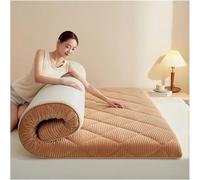 Colchón de futón enrollable japonés portátil, suave y esponjoso, colchón de muelles plegable para dormitorio universitario, tamaño individual, 120 x 190 cm, ropa de cama ligera de viaje