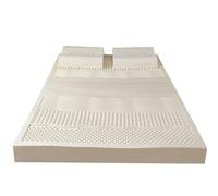 Colchón de látex 100% natural, ecológico, hipoalergénico, transpirable, tamaño individual y doble, 120 x 190 cm, funda extraíble para máxima comodidad y apoyo