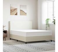Colchón de muelles ensacados 160 x 200 cm medio duro Super King | Soporte individual, 7 zonas de descanso, transpirable, ruido, funda extraíble, lavable a 40 °C, entrega en caja