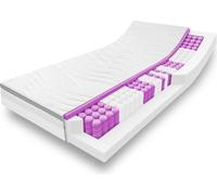 Colchón de muelles ensacados ergonómico de 7 zonas, modelo Sleezzz Diamond T1000, de 120 x 200 cm, con una altura de 23 cm, firmeza H2/H3 y 1000 muelles por metro cuadrado
