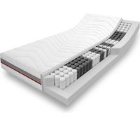 Colchón de muelles ensacados ergonómico Sleezzz Premium, de 80 x 200 cm, con una altura de 23 cm y nivel de firmeza H2/H3