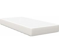Colchón de plataforma para cama, color crema, 90 x 200 cm, de tela