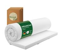 Colchón de viscoelástico ergonómico | extra firme | 100 x 200 cm | Altura: 5 cm | Grosor: 5 cm | DREAMSTAR Easy Dream