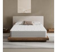 Colchón DEWINNER de 120 x 200 cm – Grosor de 22 cm, colchón de espuma viscoelástica, firmeza media, reversible y con 7 zonas de soporte ergonómicas