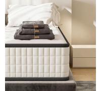 Colchón DEWINNER de 140 x 200 cm, colchón para adultos y niños, colchón para cama de matrimonio, grosor de 22 cm + juego de sábanas + funda de edredón + funda de almohada