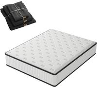 Colchón DEWINNER de 90 x 190 cm, colchón para 1 persona (grosor 16 cm) + edredón de tejido transpirable + sábana bajera + funda de almohada