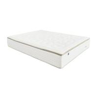Colchón Híbrido 150x190 - Altura 30 cm - +1800 Micromuelles Ensacados - 7 Zonas de Descanso - Topper Natural Algodón y Lana - HRX 3.5 - Firmeza Media - Antiácaros - En Caja - España