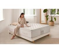 Moonia Colchón King Premier Spring Muelles ensacados Transpirable Multizonas 140 x 190 cm