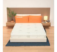miasuite i sogni italiani Baldo Colchón Individual 90X200, Alto 17 cm Funda Ortopédica Extraíble con Dispositivo Médico, Espuma Viscoelástica da 2 cm, con 9 Zonas y Plato de Espuma de 13 cm, Blanco