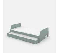 Colchón infantil de espuma especial para camas nido o literas, altura 12 cm. Talla 2 x 90 x 190 cm. Color Blanco