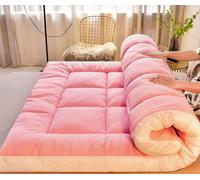 Colchón japonés, almohadilla de gel con espuma viscoelástica de tamaño king, para cama doble, transpirable, colchón de suelo tipo futón (180 x 200 cm)