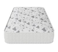 COLCHON MAXICUNA BEBE 140 X 70 CM | VISCOELÁSTICA 2 CM CADA LADO | NÚCLEO HR 10CM | TRANSPIRABLE | ANTIALERGÉNICO | GRAN SUAVIDAD | COLCHÓN CUNA | MEMORY FOAM | 14 CM ALTURA | FABRICADO EN ESPAÑA