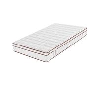 Moonia | Colchón Hybrid 25 cm Blanco | Multizonas de Confort | Tecnología Core Spring | Independencia de lechos | 90 x 190