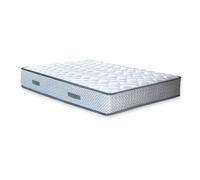 Colchón ortopédico de 24 cm de alto con 6 cm de espuma viscoelástica y base rígida de AirPur y tejido resistente e hipoalergénico. Colchón Firenze apto para cualquier somier, de plaza y media, 150 x