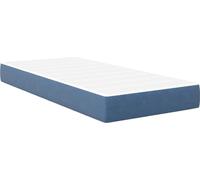 Colchón para cama de plataforma, color azul, 80 x 200 cm, tejido