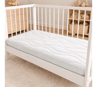 Colchón para Cuna y Maxicuna Naturals Dreams - Núcleo de Alta Densidad Infantil - Altura 12 cm, Firmeza Media - Ergonómico, Transpirable e Hipoalergénico - Medidas Disponibles 57x117/60x120x70x140 cm