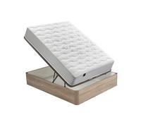 Colchón pegasus 8k bultex de material celular y canapé britania 135x190cm