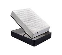Colchón pegasus 8k bultex de material celular y canapé glaciar 90x190cm