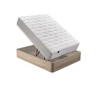 Colchón pegasus 8k bultex de material celular y canapé natural 160x200cm