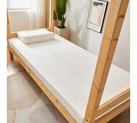 Colchón plegable de 5/8 cm de grosor, colchón futón plegable y enrollable, colchón de espuma viscoelástica plegable, colchón suave para el suelo, apto para camas individuales, de matrimonio o king siz